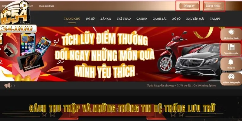 Cách thu thập và những thông tin hệ thống lưu trữ